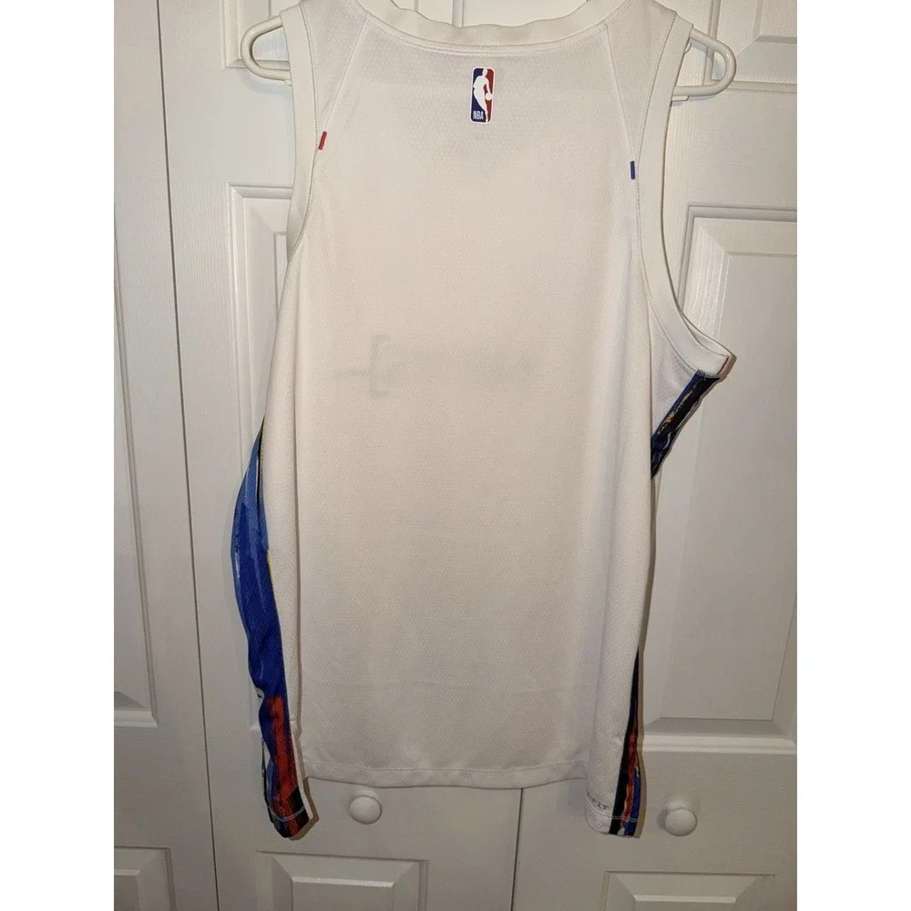 Original Men's Nike Brooklyn Nets Basquiat City Edition Jersey Size 48 - Large